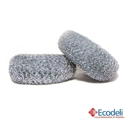 Ecodeli Kit De 100 Fibras Metálicas Grandes Para Lavado De Ollas