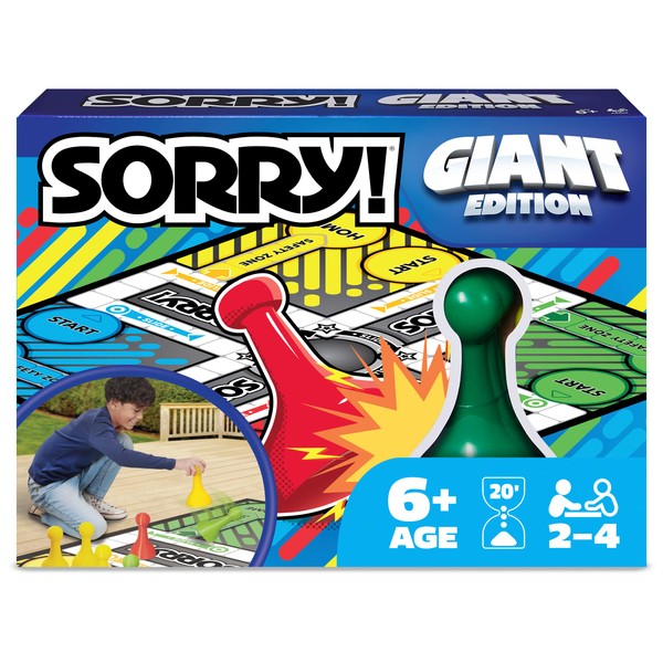 Giant SORRY! Classic Family Board Game Indoor Outdoor Retro Party