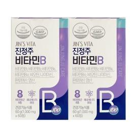 Jinyaksa Mall Jinju Vitamin B 1000mg x 60 tablets (2) / 진정주 비타민B 1000mg x 60정 2개