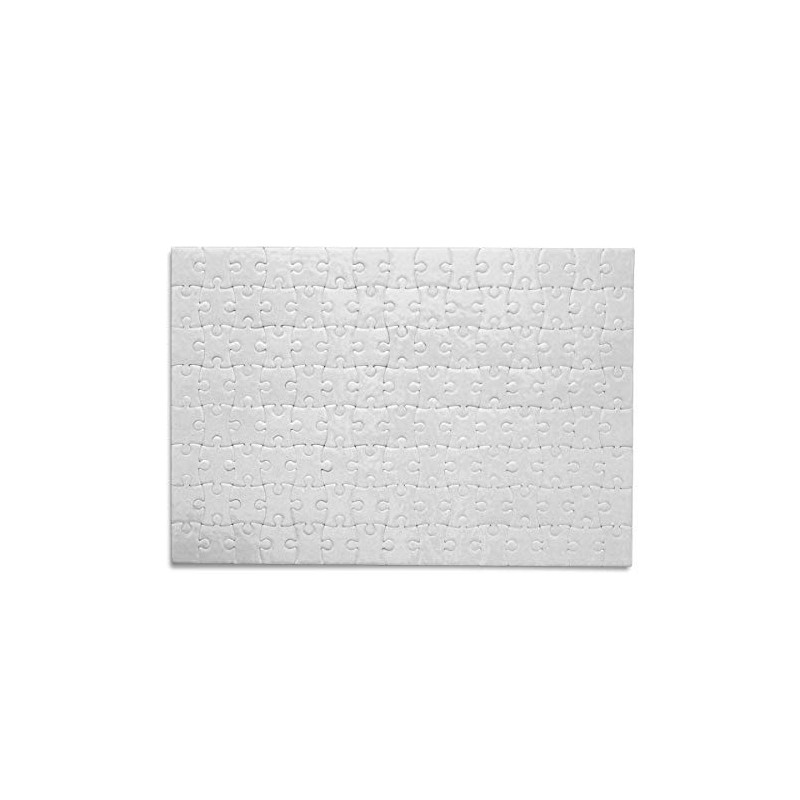White Blank Puzzle Design and Paint Yourself - Blank Puzzle