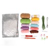 Crochet Starter Kit Educational Colorful DIY Craft Supplies Crochet Potted