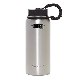 Vargo Stainless Steel para-Bottle, Natural - 1 Liter Capacity