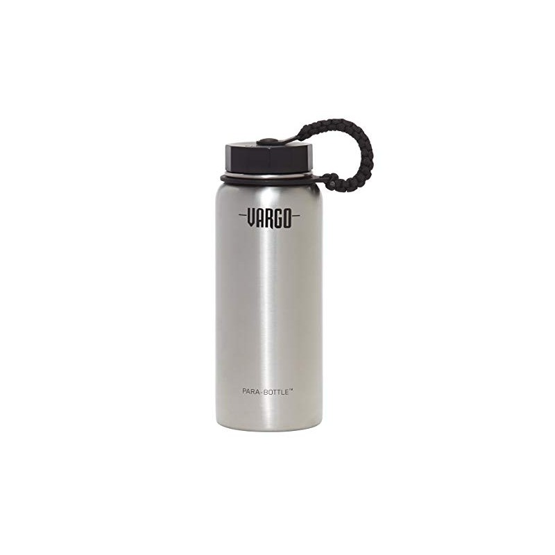 Vargo Stainless Steel para-Bottle, Natural - 1 Liter Capacity