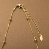 Cream Dot Necklace, Women's Popular, Stainless Steel, Surgical Stainless Steel,