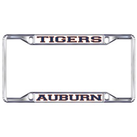 Dixie Dawgs Auburn Tigers White License Plate Frame