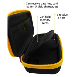 Portable Handheld Games Storage Holder, Hard Carrying Case for Game Console, Kids Retro Video Game Player Protective Case for TV Output Gaming Player System