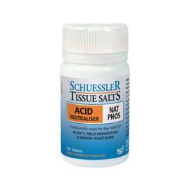 Schuessler Tissue Salts Nat Phos Acid Neutraliser 125 Tablets