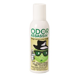 Odor Assassin Odor Control Spray, LEMON & LIME scent, Pack of 3