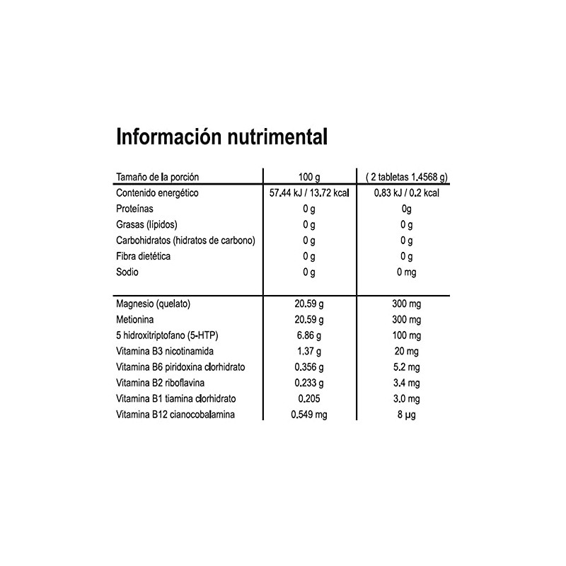 Modern Research Pastillas Vitaminas Complejo Sistema Nervioso Antiestres Ansiedad Mejorar