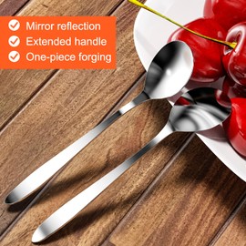 Newaner Stainless Steel Coffee Spoons, Pack of 12 Espresso Spoons, 12.7 cm Hand Polished Dessert Spoon, Dishwasher Safe Kitchen Accessories, Spoon Can Be Used in Cafe, Restaurant, Wedding, Party