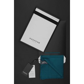 Cashmere Scarf Made in Cashmere (Gift Package) Merino Wool Silk Cashmere Scarf Large Superfine Women Men Pashmina Unisex, blue-green