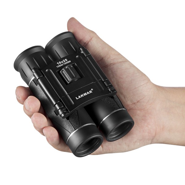 10x25 Compact High Powered Binoculars Packet Size for Bird Watching