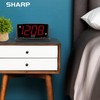 SHARP LED Digital Alarm Clock – Simple Operation - Easy