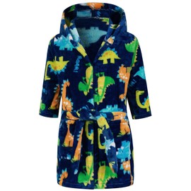 Dinosaur Kids Bathrobes Toddler Animal Cartoon Robe Boys Girls Bathrobe Children Sleepwear Pajamas 8-9 years