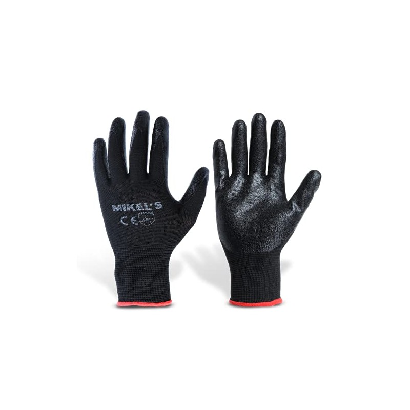 Mikel's GEN-2S Guantes para Trabajo de Nylon con Espuma de
