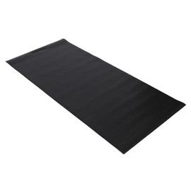 HolaHatha Lightweight Padded Exercise Mat, High Density PVC Foam Pad for Full Body Stretching, Yoga, and Workout Activity, Medium, Grey