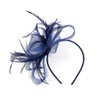Womens Retro Fascinator Hat Feather Mesh Net Veil Wedding Bridal
