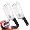 2 Pcs Cabbage Chopper Shredder - Stainless Steel Kitchen Knife