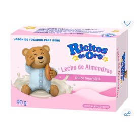 Grisi Ricitos De Oro 6 Pack Jabón Ricitos de Oro Leche De Almendras  90g