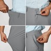PJ PAUL JONES Grey Golf Pants Men's Stretch Golf Pants