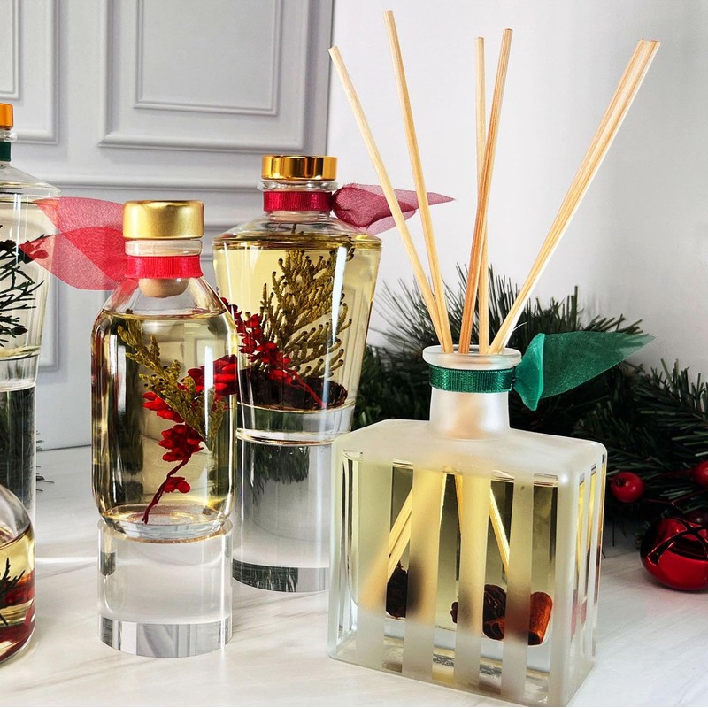 LOVSPA Moroccan Rose Scented Sticks Reed Diffuser Set – Soothing