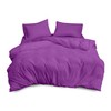 Sapphire Collection Plain Duvet Cover With Pillow Case Non Iron