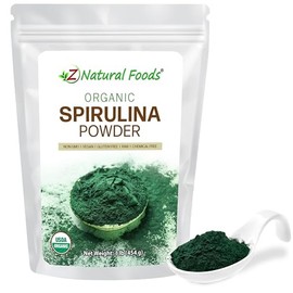 Organic Spirulina Powder, 1 Lb by Sunburst Superfoods                                                                                                 