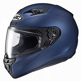 HJC Helmets - 1502-464 Unisex-Adult Full Face Power Sports Helmets (Semi-Flat Metallic Blue, Large)