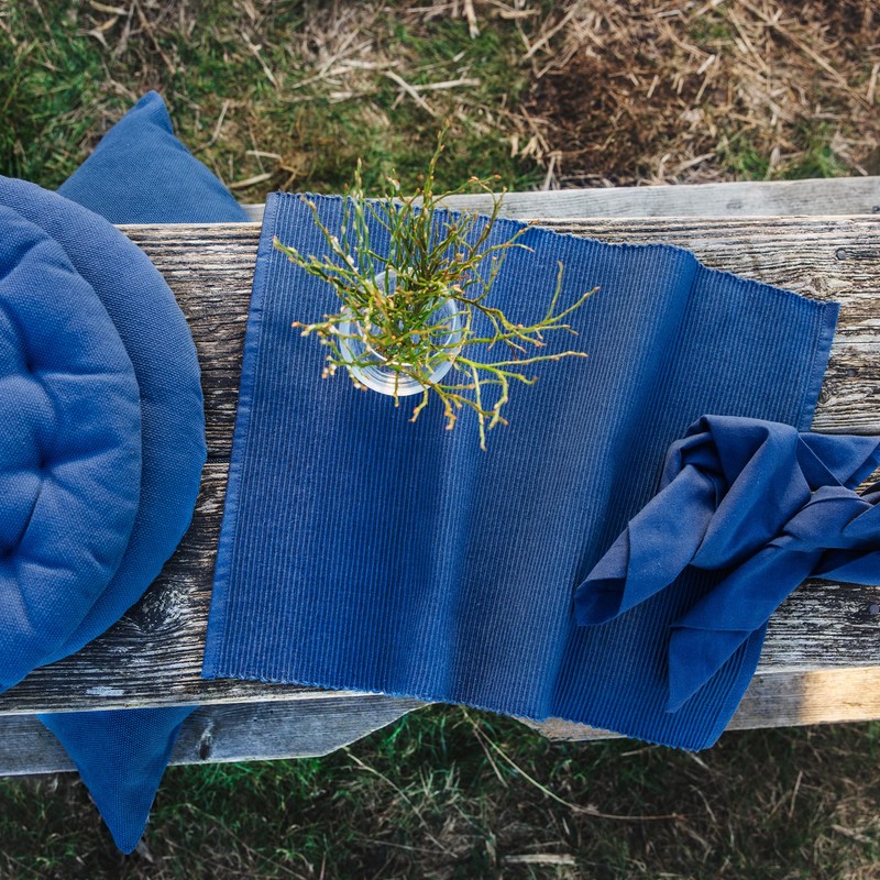 LINUM Plain Pack of 4 Placemats for Dining Table 35