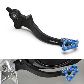 NICECNC Rear Brake Lever with Thickened Enlarged Non-Slip Pedal Compatible with Husqvarna 701 Enduro 2016-2019, Compatible with 690 Enduro R 2011-2018, Aluminium, See Fit, Black
