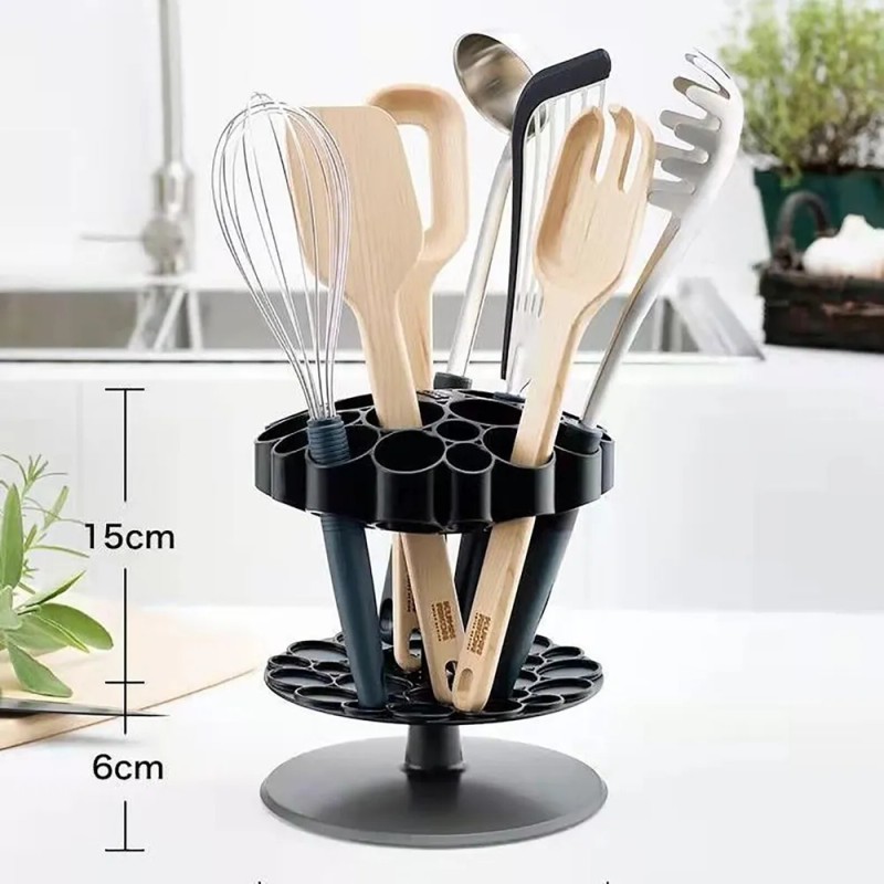Organizador Giratorio De Utensilios De Cocina Con Mltiples