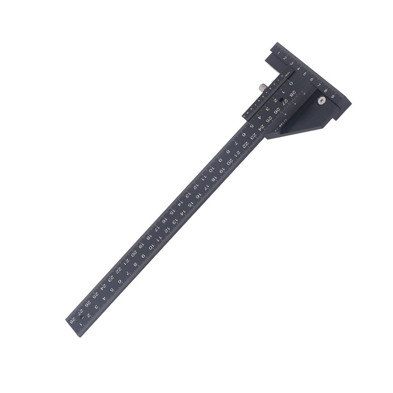 0 to 280mm T Shaped Ruler Aluminum Alloy Accurate Scale