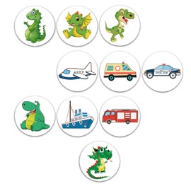 10Pcs Fun Animal Toilet Sticker Reusable Training Reward Chart Sticker Potty Training Toilet Seat Sticker Helpful Potty Training Stickers for Boys and Girls