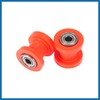 A ABSOPRO 2pcs 8mm Chain Tensioner Roller Slider Pulley Wheel