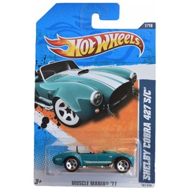 Hot Wheels Shelby Cobra 427 S/C, [Green] 107/244 Muscle Mania 7/10