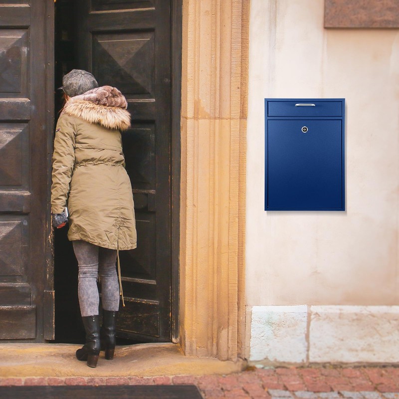 Yaocom Locking Mailbox with Key for Outdoor 16.2 x 11.2