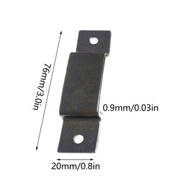 12Pcs Tape Measure Holder Clips, Metal Tool Hanger Storage Dock, Tape Measure Holder Bench Belt Universal Tool with Screws for Bags Pockets Pants