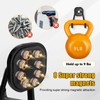 BPOPO 2 Pcs Heavy Duty Magnetic Hooks with Double Prong,
