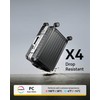 LUGGEX Aluminum Frame Luggage with Spinner Wheels, Zipperless Polycarbonate Hard
