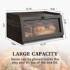 LOHASOK Bread Box for Kitchen Countertop Large Farmhouse Bread Container