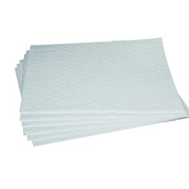 Aain® pad011 Oil Spill Absorbent Mats for Garage, Oil Only White Heavy Weight Absorbent Pad 20" Length x 15" Width