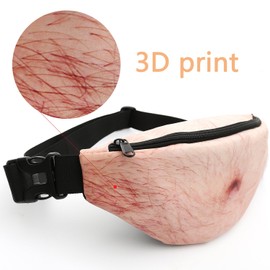Funny Gifts White Elephant Gifts, Wisedom Gag Gifts Dad Bag Fanny Pack & 3D Beer Belly Waist Pack Waterproof For Women Men Christmas Stocking Stuffers for Men