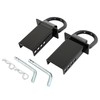 KUAFU 2 Pcs Adjustable Trailer Stake Pocket D Ring 5400LBS/