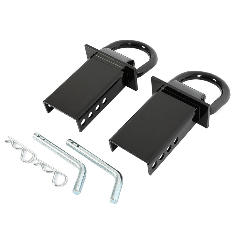 KUAFU 2 Pcs Adjustable Trailer Stake Pocket D Ring 5400LBS/