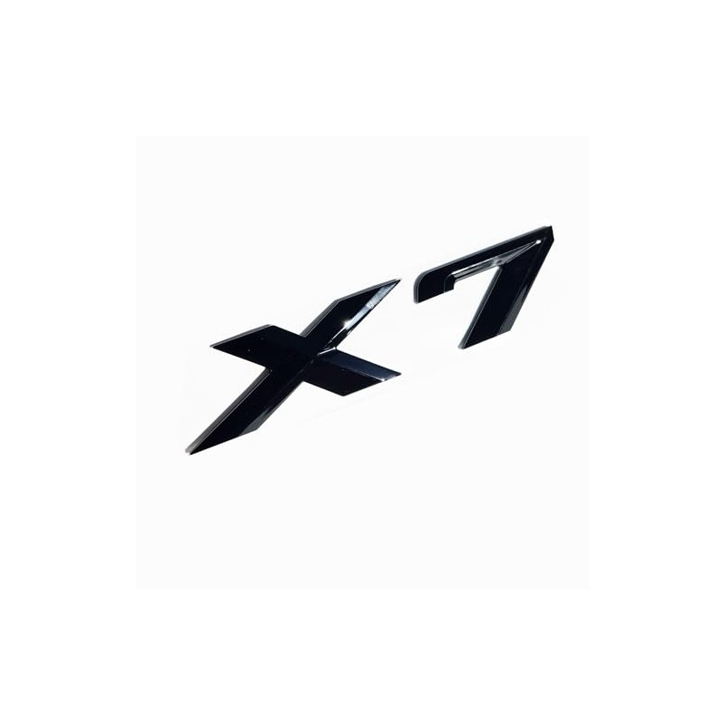 MCK Auto - X7 Black Glossy Boot Logo Rear Badge