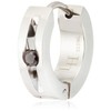 single earring lhmp001, Stainless Steel Cubic Zirconia