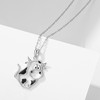 Cow Stuff Gifts 925 Sterling Silver Pendant Necklace Cow Charm