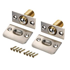 Ball Door Catches for Internal Doors Jiayi 2 Pack Roller Ball Door Catches Adjustable Door Ball Latches Spring Ball Bearing Door Catch Door Hardware for Cupboard Closet Top of Door