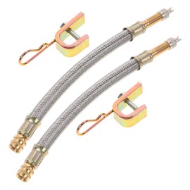 BUGUUYO 2pcs Valve Stem Extenders for Easy Tire Inflation Extension Rods for Cars Trucks Motorcycles and
