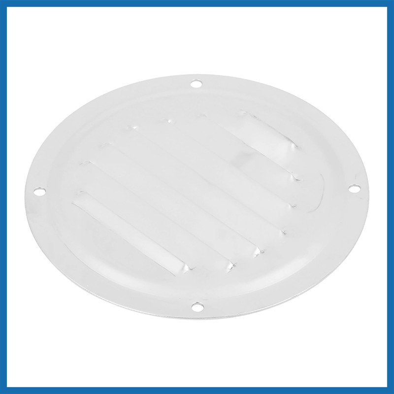 A ABSOPRO 2pcs 4 Inch Round Marine Boat Louvered Ventilation